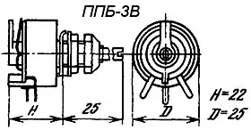 ППБ-3В-3вт 2.2 кОм фото 3 ППБ-3В-3вт 2.2 кОм фото 3