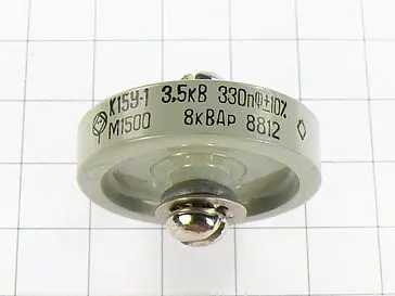 К15У-1А 3.5кВ 330 пф 8квар фото 2 К15У-1А 3.5кВ 330 пф 8квар фото 2