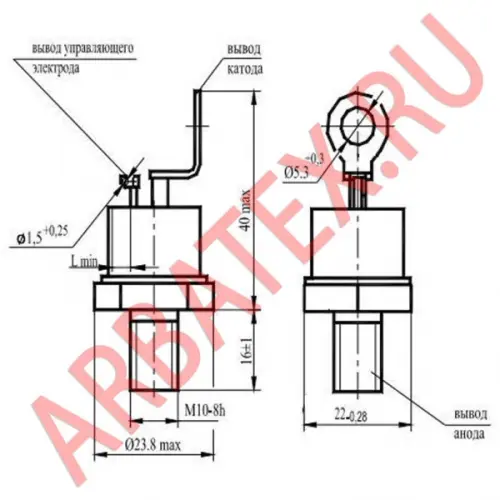 Т142-40-15 тиристор фото 3 Т142-40-15 тиристор фото 3