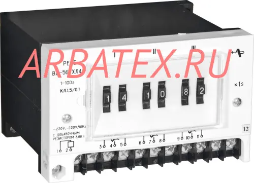 ВЛ-56 1-100 мин 220в реле времени
