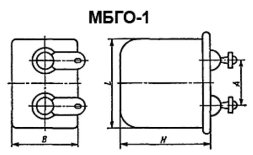МБГО-1 400в 2 мкф фото 3 МБГО-1 400в 2 мкф фото 3