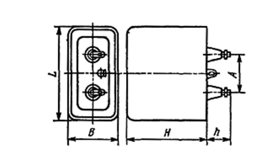 К41-1А 6,3кВ 0,5 мкф фото 2