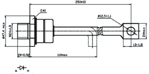 ДЧ171-250-12 диод фото 2