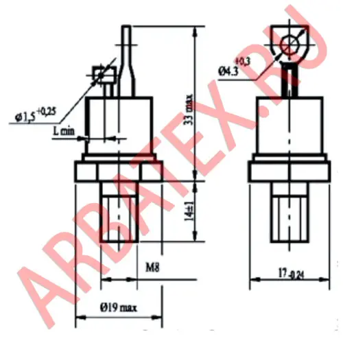 Т132-40-3 тиристор фото 3 Т132-40-3 тиристор фото 3