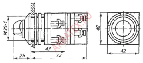 ПЕ-022 переключатель (исп.3) фото 3 ПЕ-022 переключатель (исп.3) фото 3