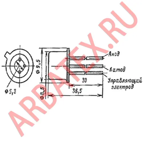 2У102Г тиристор фото 3