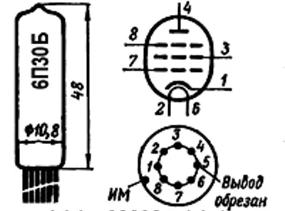 6П30Б радиолампа фото 3 6П30Б радиолампа фото 3