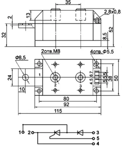 МТД-250-15 силовой модуль фото 3 МТД-250-15 силовой модуль фото 3