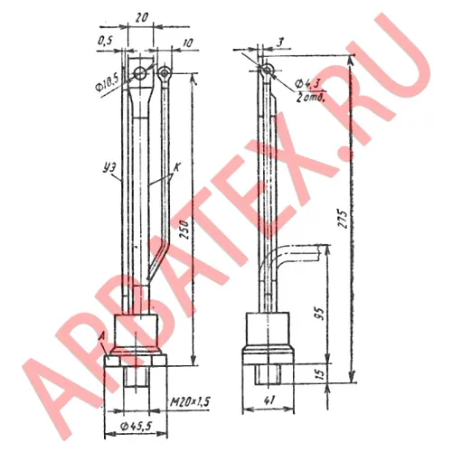 ТС80-4 тиристор фото 2 ТС80-4 тиристор фото 2