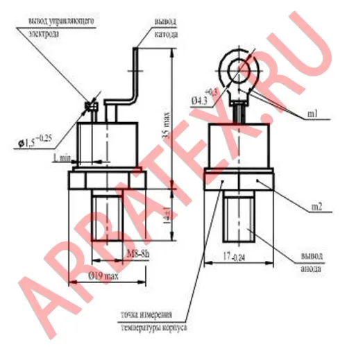 2Т132-50-3 тиристор фото 3 2Т132-50-3 тиристор фото 3